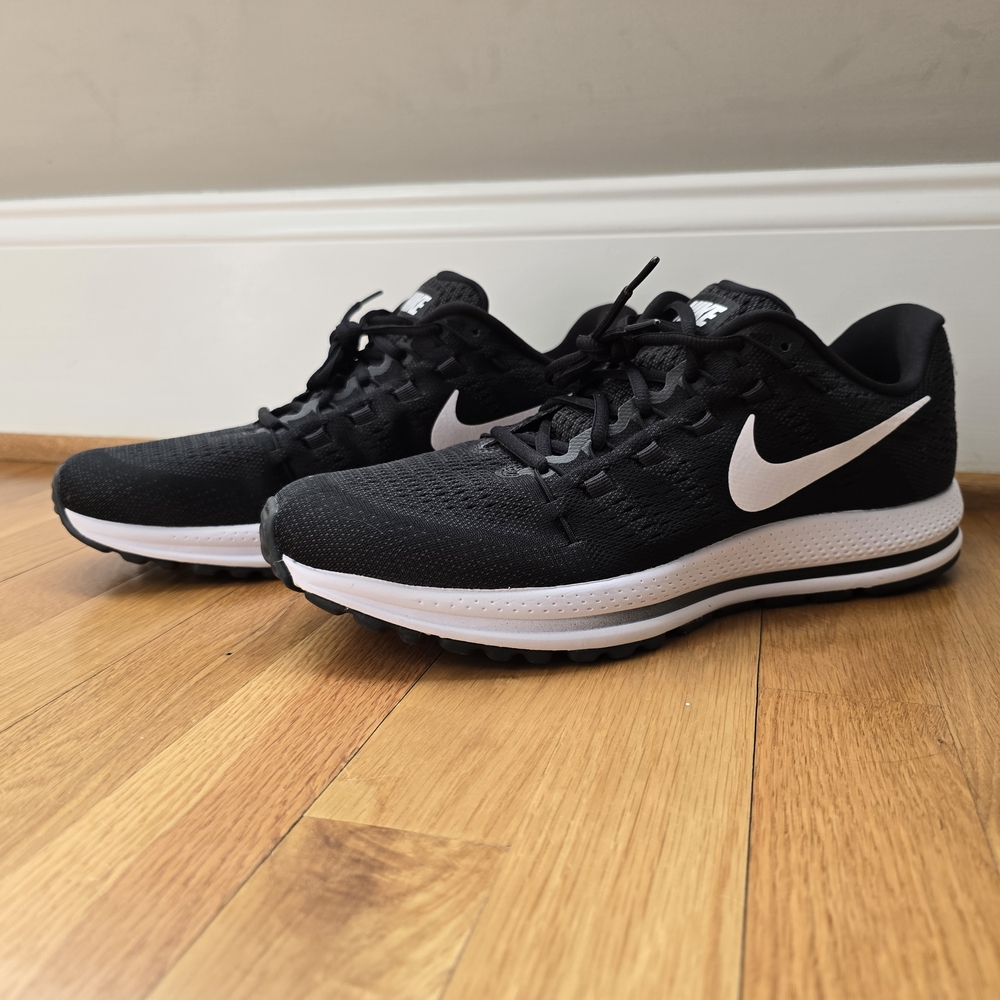 Nike Air Zoom Vomero 12 | Black White | Men's Size 11.5 - Picture 2 of 7